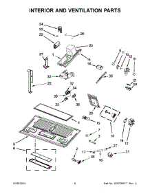 04 - Interior And Ventilation Parts parts for Whirlpool Microwave WMH73521CW1 from AppliancePartsPros.com