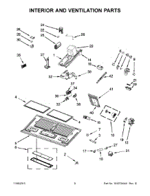 04 - Interior And Ventilation Parts parts for Whirlpool Microwave WMH76719CW1 from AppliancePartsPros.com