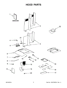 02 - Hood Parts parts for Whirlpool Hood WVI75UC6DS0 from AppliancePartsPros.com