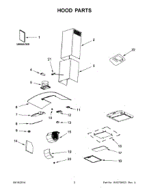 02 - Hood Parts parts for Whirlpool Hood WVW75UC0DS0 from AppliancePartsPros.com