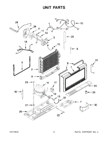 05 - Unit Parts parts for Whirlpool Freezer WZF79R18DM00 from AppliancePartsPros.com