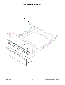 06 - Drawer Parts parts for Maytag Range YACR4303MFW0 from AppliancePartsPros.com