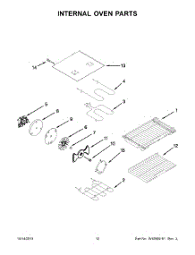 07 - Internal Oven Parts parts for Kitchenaid Range YKER507XSS02 from AppliancePartsPros.com