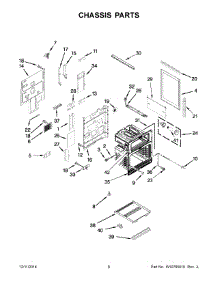 04 - Chassis Parts parts for Whirlpool Range YKER507XSS04 from AppliancePartsPros.com