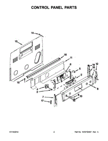 03 - Control Panel Parts parts for Whirlpool Range YKERS202BSS1 from AppliancePartsPros.com
