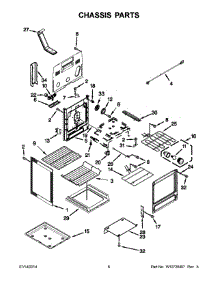 04 - Chassis Parts parts for Whirlpool Range YKERS202BWH1 from AppliancePartsPros.com