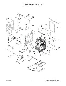 04 - Chassis Parts parts for Whirlpool Range YKFED500ESS2 from AppliancePartsPros.com