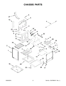 04 - Chassis Parts parts for Whirlpool Range YKFEG510ESS0 from AppliancePartsPros.com