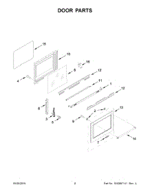 05 - Door Parts parts for Whirlpool Range YKFES530ESS0 from AppliancePartsPros.com