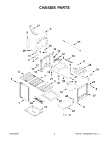 04 - Chassis Parts parts for Whirlpool Range YKFES530ESS1 from AppliancePartsPros.com