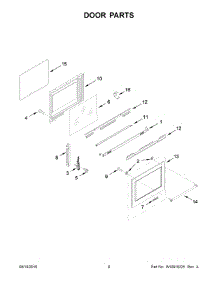 05 - Door Parts parts for Whirlpool Range YKFES530ESS1 from AppliancePartsPros.com