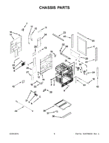 04 - Chassis Parts parts for Whirlpool Range YKFID500ESS0 from AppliancePartsPros.com