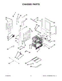 04 - Chassis Parts parts for Whirlpool Range YKFID500ESS1 from AppliancePartsPros.com