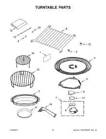 06 - Turntable Parts parts for Whirlpool Microwave YKMHP519ES0 from AppliancePartsPros.com