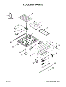 02 - Cooktop Parts parts for Whirlpool Range YKSDB900ESS1 from AppliancePartsPros.com
