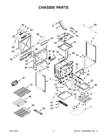 03 - Chassis Parts parts for Whirlpool Range YKSDB900ESS1 from AppliancePartsPros.com