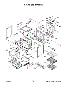 03 - Chassis Parts parts for Whirlpool Range YKSEB900ESS0 from AppliancePartsPros.com