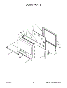 04 - Door Parts parts for Whirlpool Range YKSEG700EBL0 from AppliancePartsPros.com