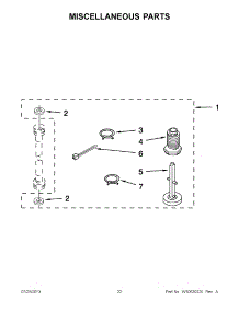 11 - Miscellaneous Parts parts for Whirlpool Washer Dryer Combo YLTE5243DQB from AppliancePartsPros.com