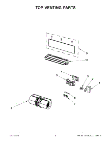 02 - Top Venting Parts parts for Whirlpool Microwave YUMV4084BS0 from AppliancePartsPros.com