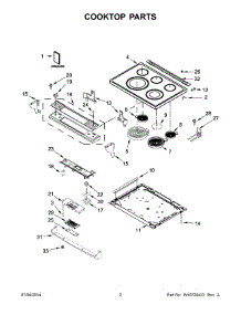 02 - Cooktop Parts parts for Whirlpool Range YWEE730H0DS0 from AppliancePartsPros.com