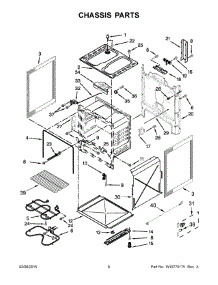 04 - Chassis Parts parts for Whirlpool Range YWFC310S0EW0 from AppliancePartsPros.com