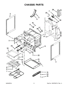 04 - Chassis Parts parts for Whirlpool Range YWFE710H0BB1 from AppliancePartsPros.com