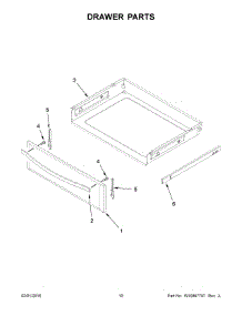 06 - Drawer Parts parts for Whirlpool Range YWFE745H0FS0 from AppliancePartsPros.com