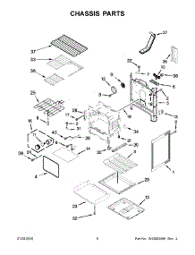 04 - Chassis Parts parts for Whirlpool Range YWFE770H0FZ0 from AppliancePartsPros.com