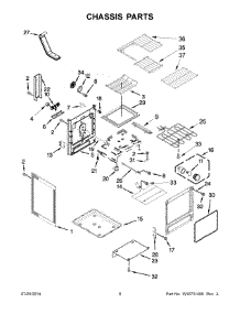 05 - Chassis Parts parts for Whirlpool Range YWFI910H0AS1 from AppliancePartsPros.com