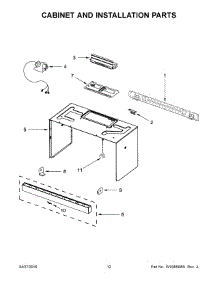 07 - Cabinet And Installation Parts parts for Whirlpool Microwave YWMH31017AS4 from AppliancePartsPros.com