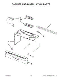 07 - Cabinet And Installation Parts parts for Whirlpool Microwave YWMH31017AW2 from AppliancePartsPros.com