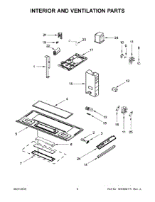 04 - Interior And Ventilation Parts parts for Whirlpool Microwave YWMH31017FW0 from AppliancePartsPros.com