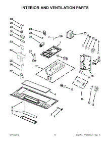 03 - Interior And Ventilation Parts parts for Whirlpool Microwave YWMH76718AB1 from AppliancePartsPros.com
