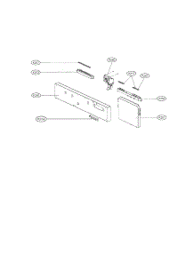 Panel Assembly Parts parts for Lg Dishwasher LDF7551BB / from AppliancePartsPros.com