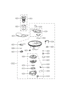 Sump Assembly Parts parts for Lg Dishwasher LDF7551ST / from AppliancePartsPros.com