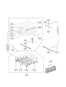 Rack Assembly Parts parts for Lg Dishwasher LDF7774BD / from AppliancePartsPros.com