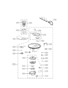 Sump Assembly Parts parts for Lg Dishwasher LDF7774ST / from AppliancePartsPros.com