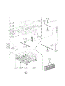 Rack Assembly Parts parts for Lg Dishwasher LDF7774WW / from AppliancePartsPros.com