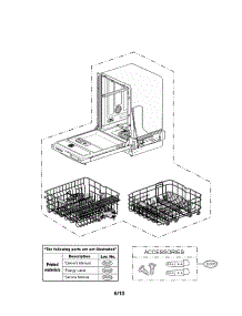 Exploded View Parts parts for Lg Dishwasher LDF7932WW / from AppliancePartsPros.com