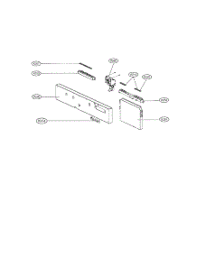 Panel Assembly Parts parts for Lg Dishwasher LDF8072ST / from AppliancePartsPros.com