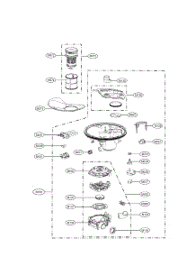 Sump Assembly Parts parts for Lg Dishwasher LDF8072ST / from AppliancePartsPros.com