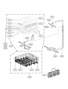 Rack Assembly Parts parts for Lg Dishwasher LDS5560ST / from AppliancePartsPros.com