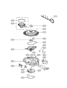 Sump Assembly Part parts for Lg Dishwasher LDS5560ST / from AppliancePartsPros.com