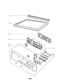 Control Panel And Plate Parts parts for Lg Dryer DLE2301R / from AppliancePartsPros.com