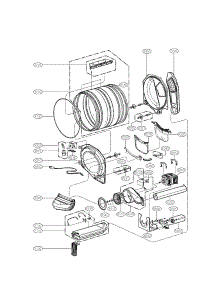 Drum And Motor Parts parts for Lg Dryer DLE2601W / from AppliancePartsPros.com