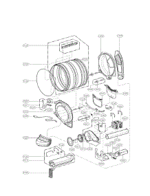 Drum And Motor Parts parts for Lg Dryer DLE3050W / from AppliancePartsPros.com