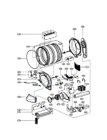 Drum / Motor: Electric Type parts for Lg Dryer DLE3777E / from AppliancePartsPros.com