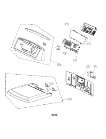 Control Panel And Plate Assembly Parts parts for Lg Dryer DLE4870W / from AppliancePartsPros.com