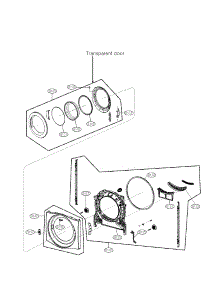 Cabinet Cover And Door Assembly Parts parts for Lg Dryer DLEC855W / from AppliancePartsPros.com